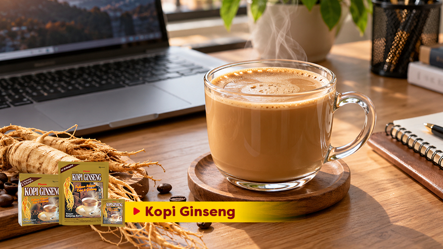 Kopi Ginseng untuk Stamina Kerja, Minuman yang Cocok Menemani Hari Produktif